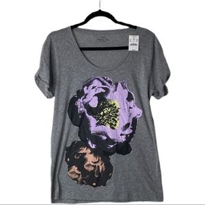 J.Crew Abstract Print Tee Medium NWT